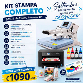 STARTER KIT PER STAMPA SU GADGETS 