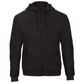 Felpa cappuccio e zip B&C