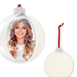 Palla di Natale Diamond White