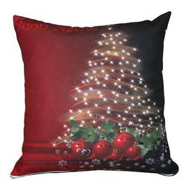 Cuscino con grafica albero di natale