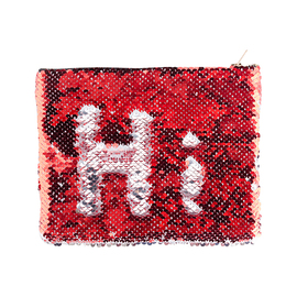 Pochette magica argento/rossa
