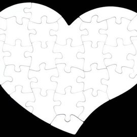 Puzzle cuore magnetico
