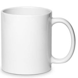 Tazza bianca con scatolina