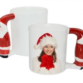 Tazza con manico di babbo natale