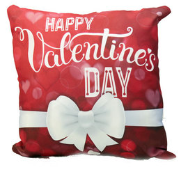 Cuscino Happy Valentine's day grafica 1