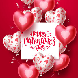 Cuscino Happy Valentine's day grafica 4