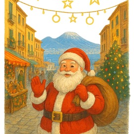 Stampa Babbo Natale Napoli