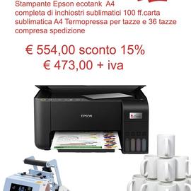 STARTER KIT PER STAMPA SU TAZZE 